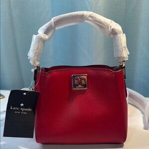 Kate Spade Cherry Red Two-Way  Mini Bag NWT